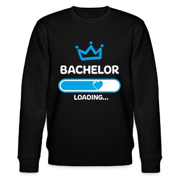 Bachelorabschluss Student Geschenkideen - Stanley/Stella Unisex Bio-Sweatshirt CHANGER  - Schwarz - Vorne - Nik (191cm) & Marisol (170cm)