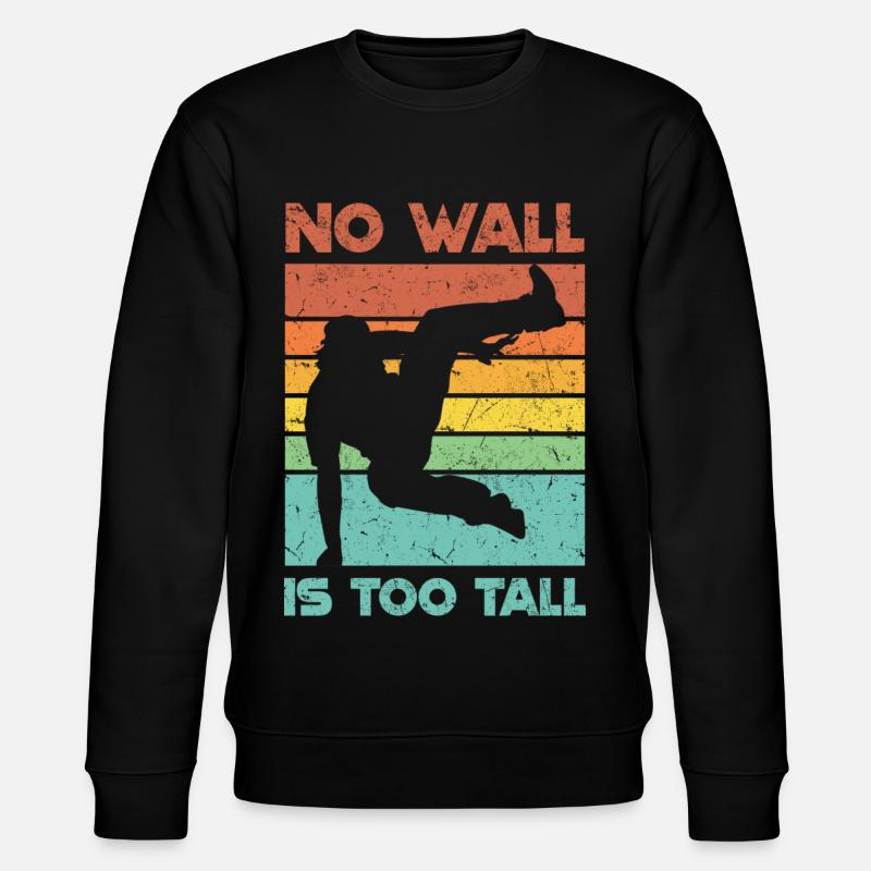 Parkour - Stanley/Stella Unisex Bio-Sweatshirt CHANGER  - Schwarz