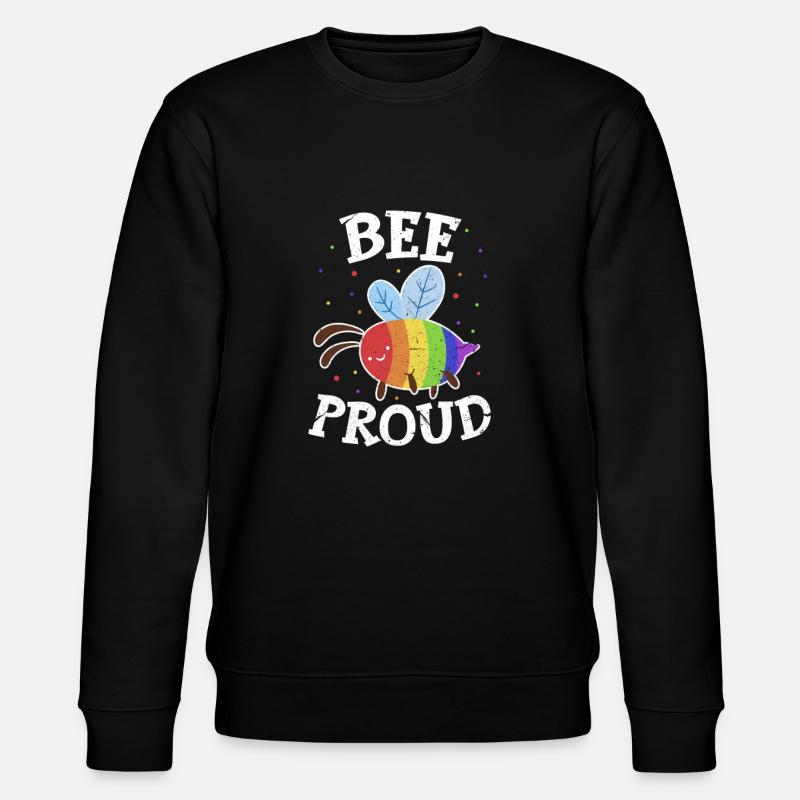 LGBT - Stanley/Stella Unisex Bio-Sweatshirt CHANGER  - Schwarz