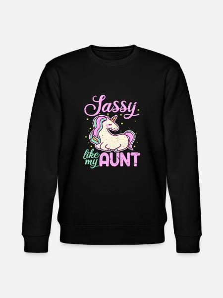 aunt - Stanley/Stella CHANGER Unisex Organic Sweatshirt - black