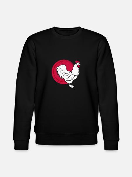 chicken - Stanley/Stella CHANGER Unisex Organic Sweatshirt - black