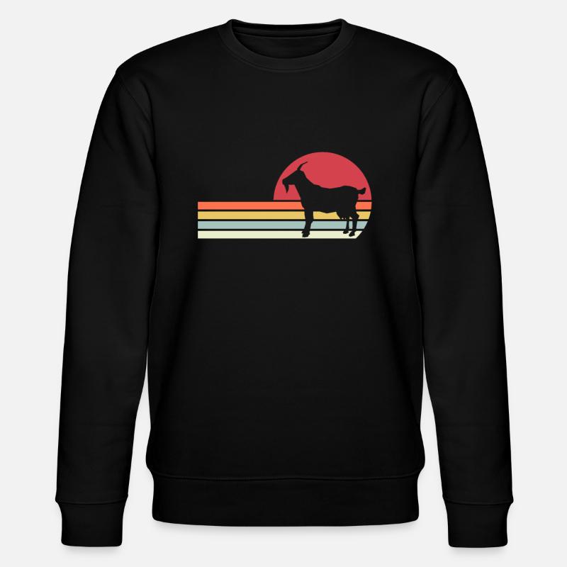 chèvre - Sweat bio CHANGER Stanley/Stella Unisexe - noir