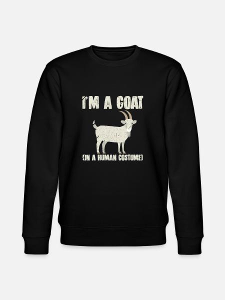 Geit geit geit geit kostuum cadeau - Stanley/Stella Uniseks bio-sweatshirt CHANGER - zwart