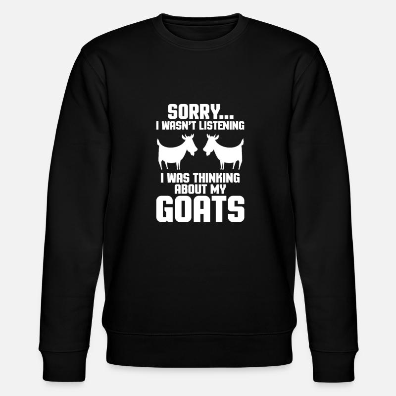 chèvre - Sweat bio CHANGER Stanley/Stella Unisexe - noir