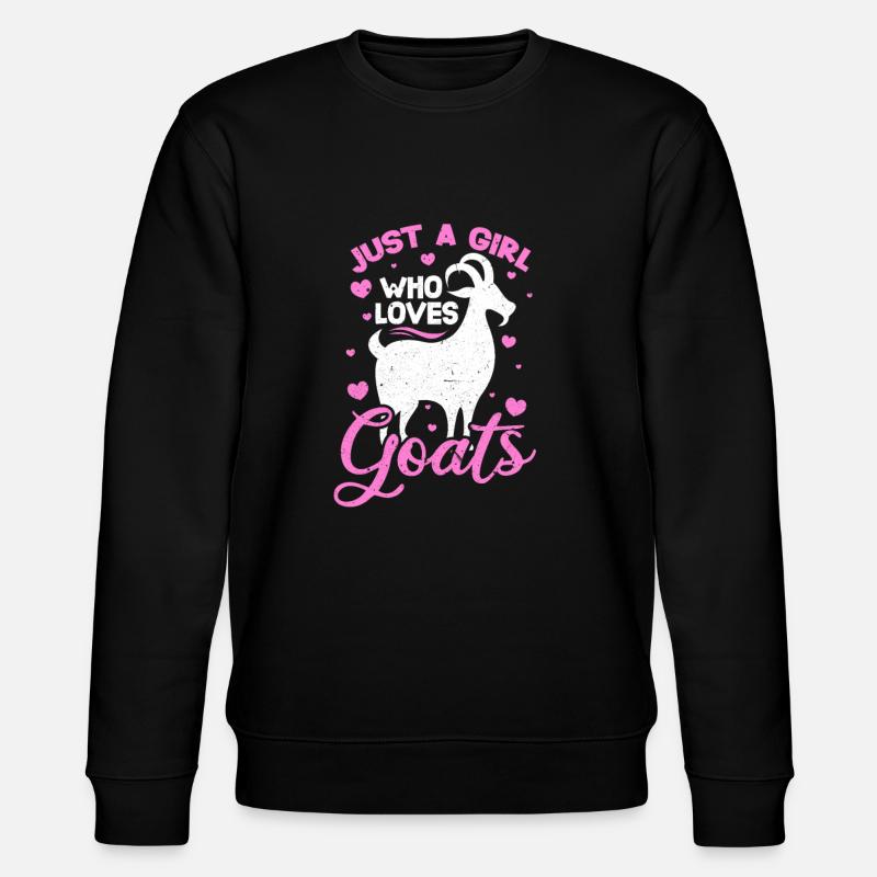 chèvre - Sweat bio CHANGER Stanley/Stella Unisexe - noir