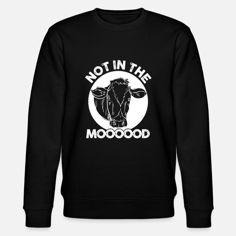 vache - Sweat bio CHANGER Stanley/Stella Unisexe - noir