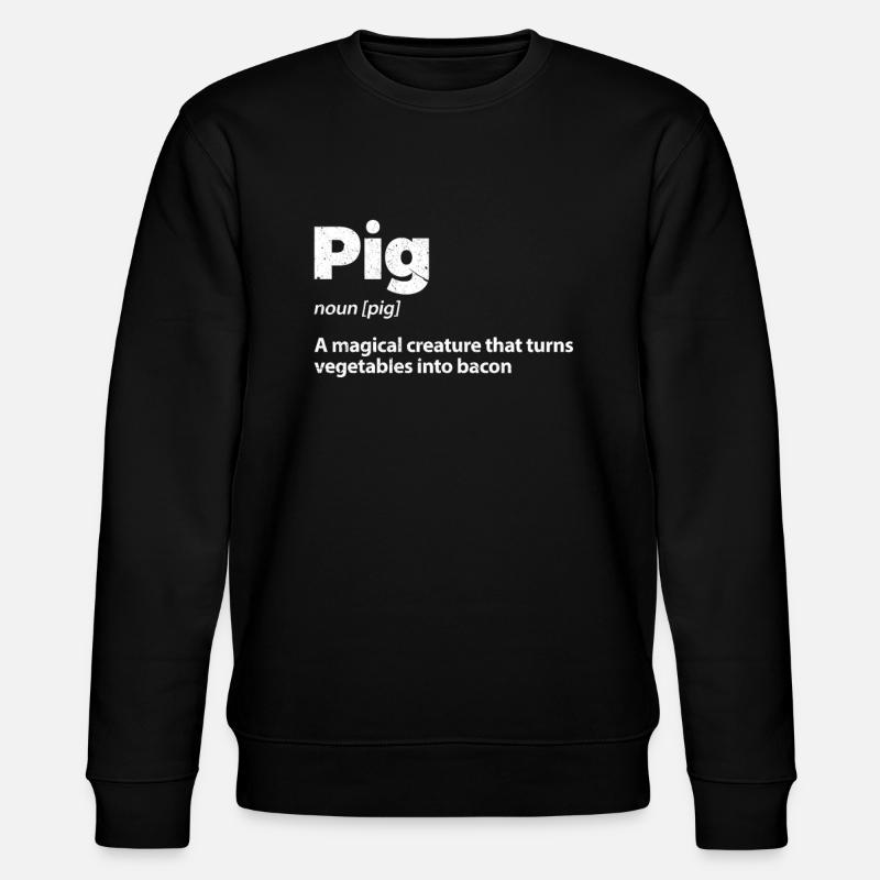 porc - Sweat bio CHANGER Stanley/Stella Unisexe - noir