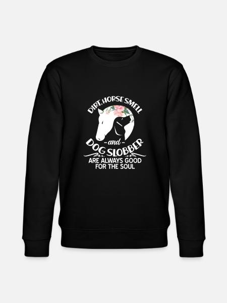 Horse dog - Stanley/Stella CHANGER Unisex Organic Sweatshirt - black