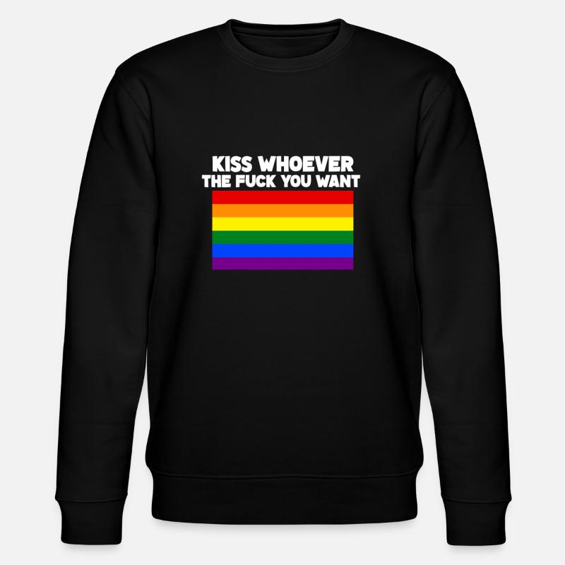 LGBT - Stanley/Stella Unisex Bio-Sweatshirt CHANGER  - Schwarz