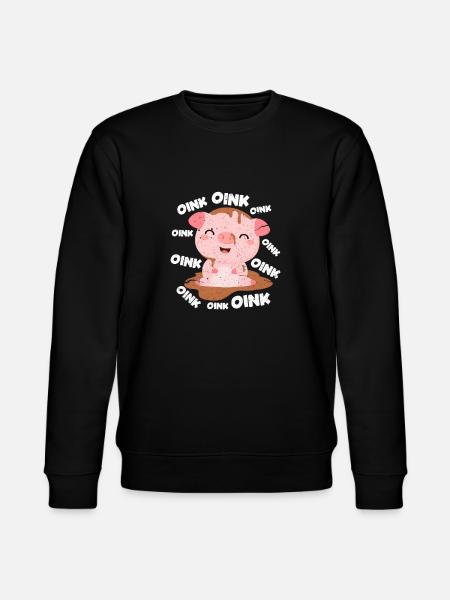 piggy - Stanley/Stella CHANGER Unisex Organic Sweatshirt - black