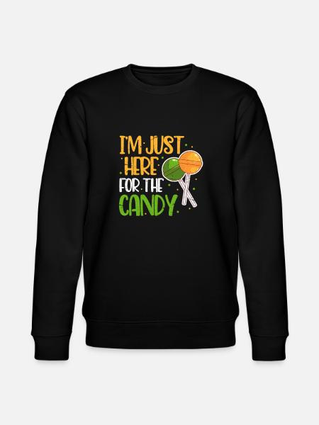 Halloween sweets Lolli sweet sour - Stanley/Stella CHANGER Unisex Organic Sweatshirt - black