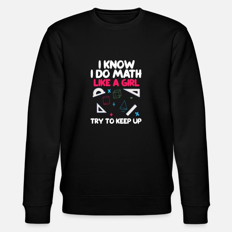 Mathe - Stanley/Stella Unisex Bio-Sweatshirt CHANGER  - Schwarz