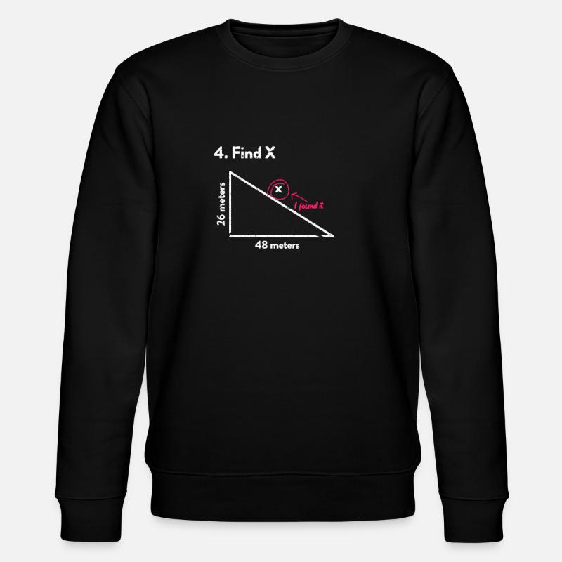 maths - Stanley/Stella CHANGER Unisex Organic Sweatshirt - black