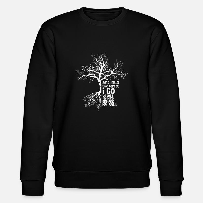 forêt - Sweat bio CHANGER Stanley/Stella Unisexe - noir