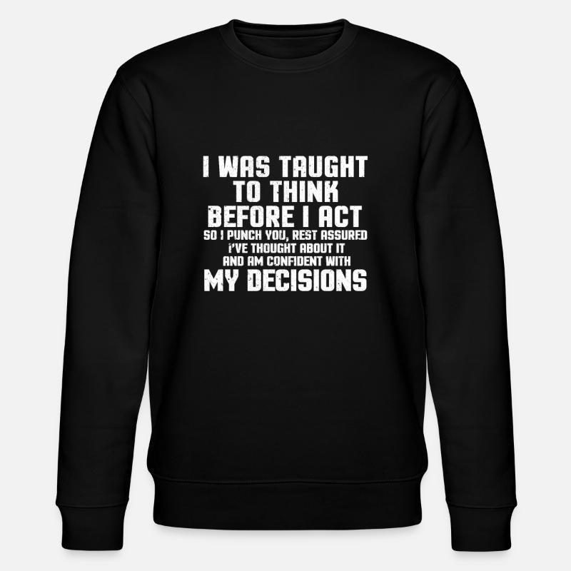 Sarcasm Funny Sarcastic Gift - Sweat bio CHANGER Stanley/Stella Unisexe - noir