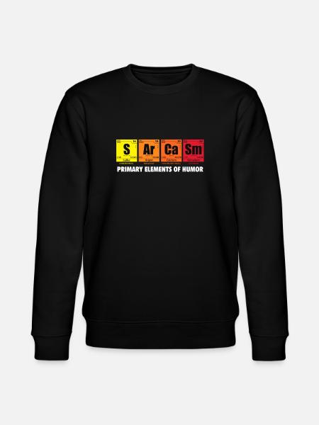 sarcasm - Stanley/Stella CHANGER Unisex Organic Sweatshirt - black