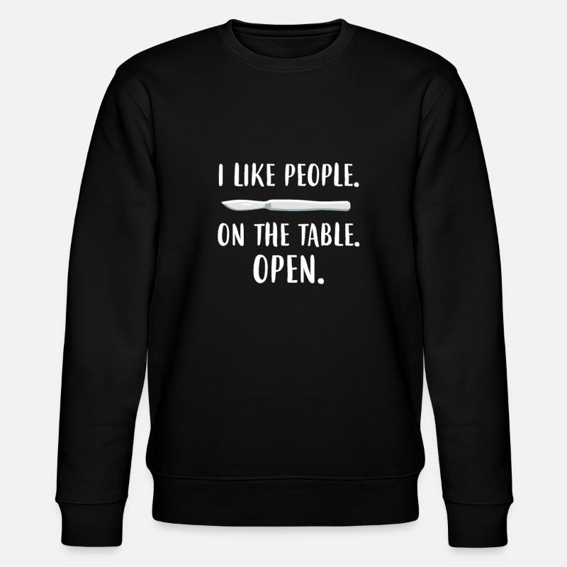 Chirurg - Stanley/Stella Unisex Bio-Sweatshirt CHANGER  - Schwarz