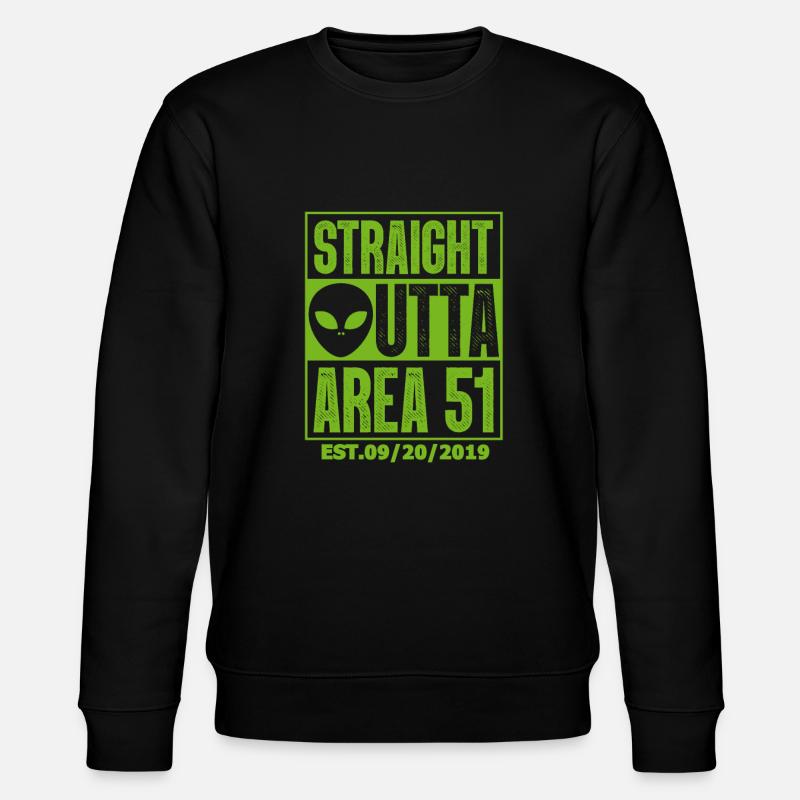 Storm Area 51 - Stanley/Stella Unisex Bio-Sweatshirt CHANGER - Schwarz