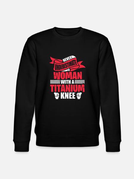 Knee surgery - Stanley/Stella CHANGER Unisex Organic Sweatshirt - black