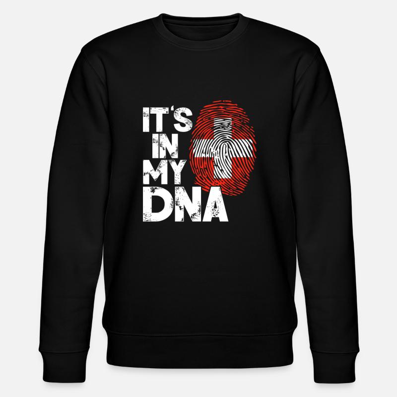 Switzerland - Stanley/Stella CHANGER Unisex Organic Sweatshirt - black