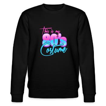 80 - Stanley/Stella CHANGER Unisex Organic Sweatshirt - black - Front - Nik (191cm) & Marisol (170cm)