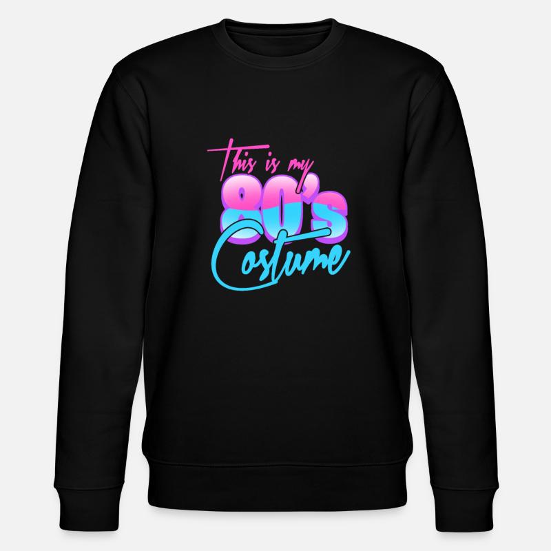 80er - Stanley/Stella Unisex Bio-Sweatshirt CHANGER  - Schwarz