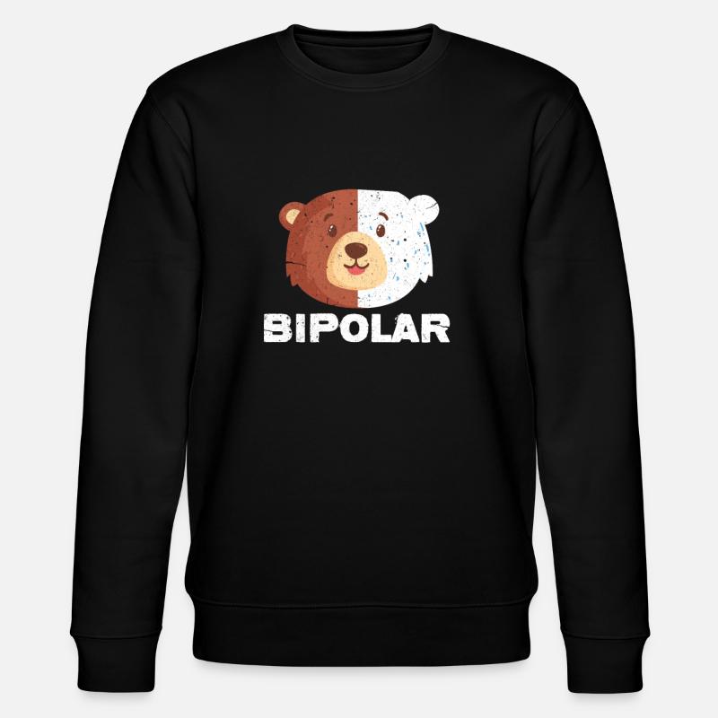 Bipolaire - Sweat bio CHANGER Stanley/Stella Unisexe - noir