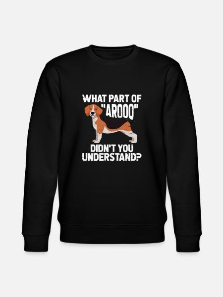 beagle - Stanley/Stella CHANGER Unisex Organic Sweatshirt - black