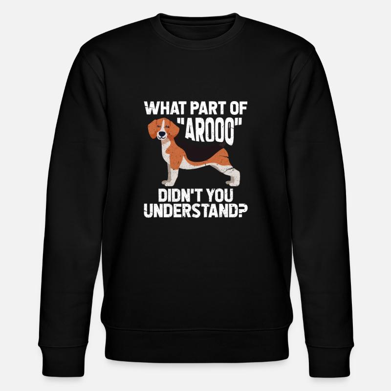 Beagle - Stanley/Stella Unisex Bio-Sweatshirt CHANGER  - Schwarz