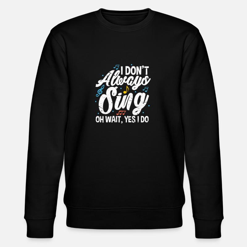 chanter - Sweat bio CHANGER Stanley/Stella Unisexe - noir