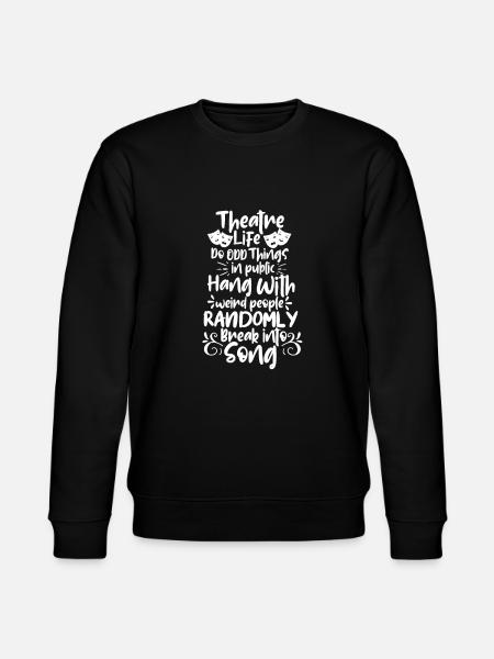 théâtre - Sweat bio CHANGER Stanley/Stella Unisexe - noir