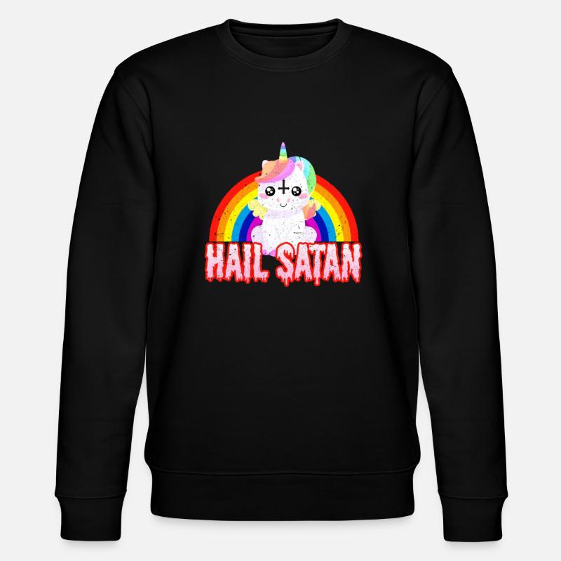 Satanismus - Stanley/Stella Unisex Bio-Sweatshirt CHANGER  - Schwarz