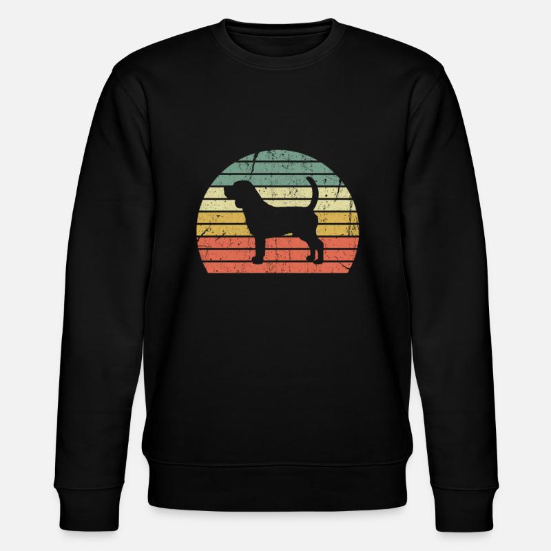 Beagle - Stanley/Stella Unisex Bio-Sweatshirt CHANGER  - Schwarz