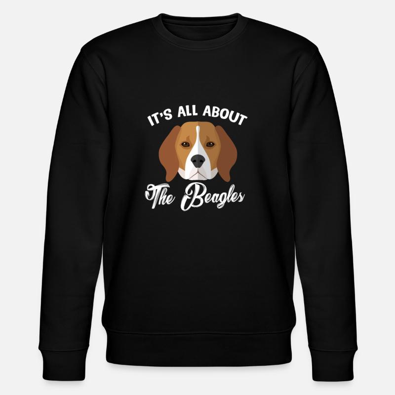 Beagle - Stanley/Stella Unisex Bio-Sweatshirt CHANGER  - Schwarz