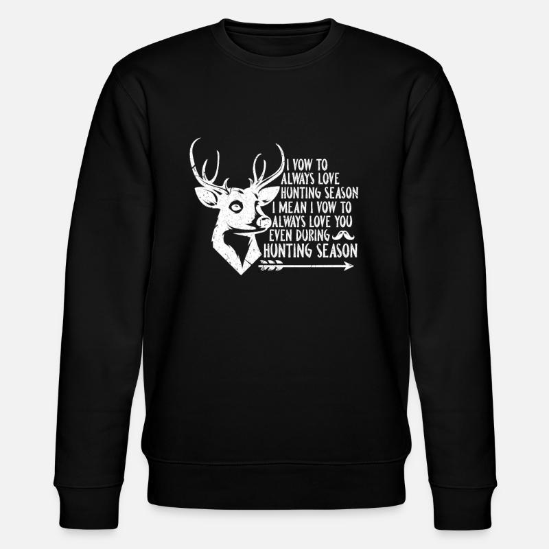 Jagd - Stanley/Stella Unisex Bio-Sweatshirt CHANGER  - Schwarz