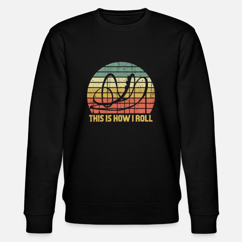 roller coaster - Stanley/Stella CHANGER Unisex Organic Sweatshirt - black