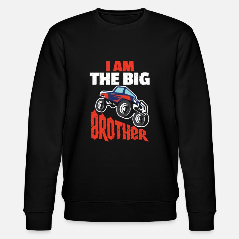 Grosser Bruder - Stanley/Stella Unisex Bio-Sweatshirt CHANGER  - Schwarz
