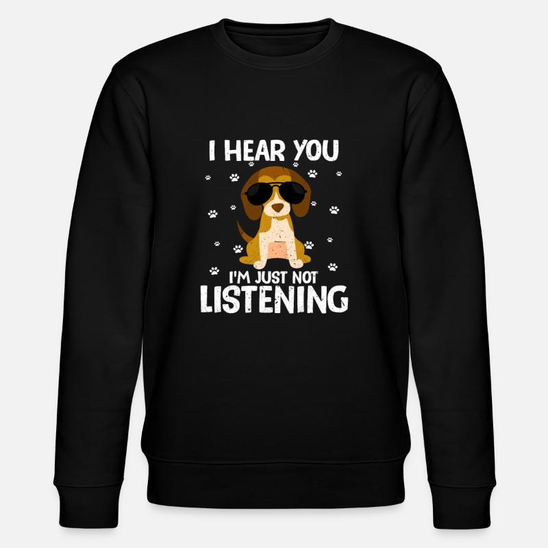 beagle - Sweat bio CHANGER Stanley/Stella Unisexe - noir