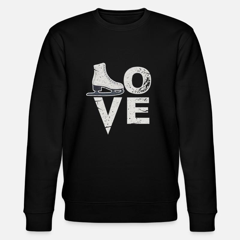 Eiskunstlauf - Stanley/Stella Unisex Bio-Sweatshirt CHANGER  - Schwarz