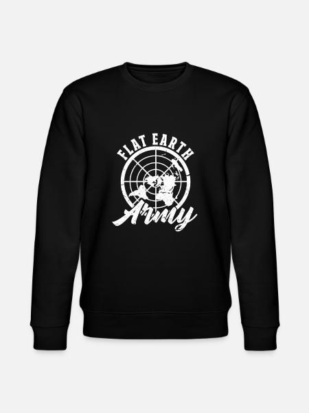 Flat Earth - Stanley/Stella CHANGER Unisex Organic Sweatshirt - black