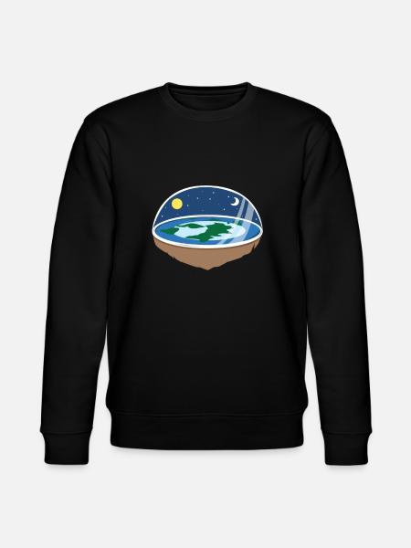 Flat Earth - Stanley/Stella CHANGER Unisex Organic Sweatshirt - black