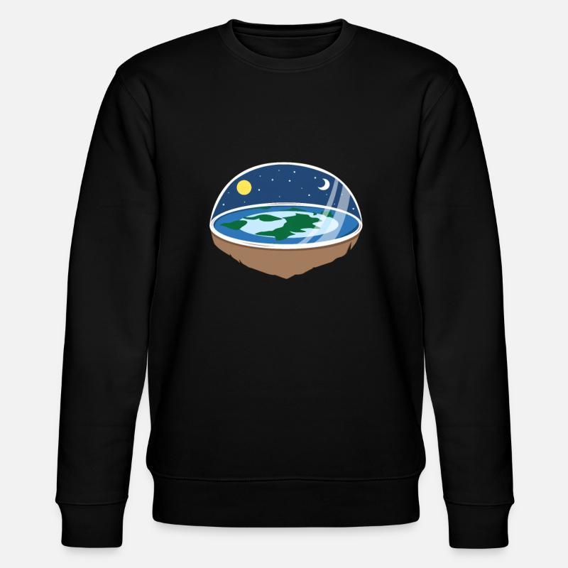 Terre plate - Sweat bio CHANGER Stanley/Stella Unisexe - noir
