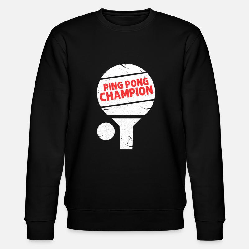 Pingpong - Stanley/Stella Unisex Bio-Sweatshirt CHANGER  - Schwarz