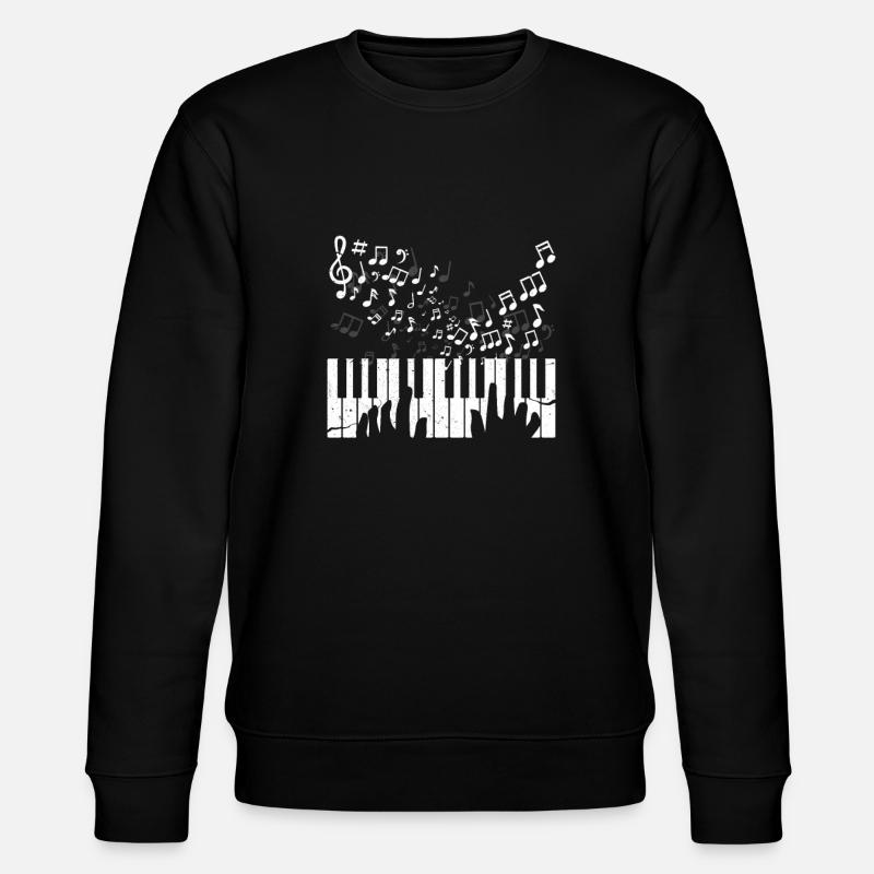 piano - Sweat bio CHANGER Stanley/Stella Unisexe - noir