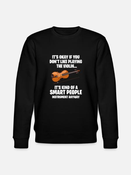 violin - Stanley/Stella CHANGER Unisex Organic Sweatshirt - black