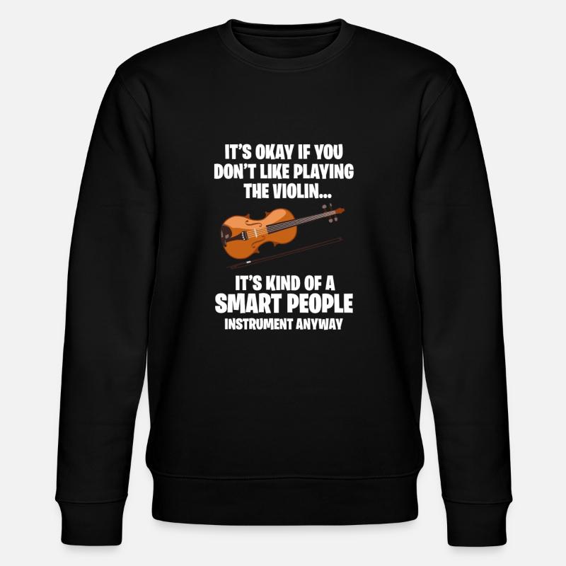 Violine - Stanley/Stella Unisex Bio-Sweatshirt CHANGER - Schwarz