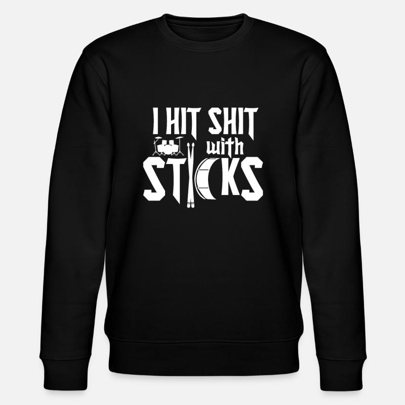 batteur - Sweat bio CHANGER Stanley/Stella Unisexe - noir