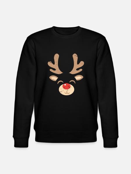 reindeer - Stanley/Stella CHANGER Unisex Organic Sweatshirt - black