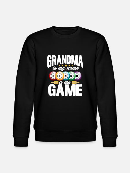 Bingo granny - Stanley/Stella CHANGER Unisex Organic Sweatshirt - black