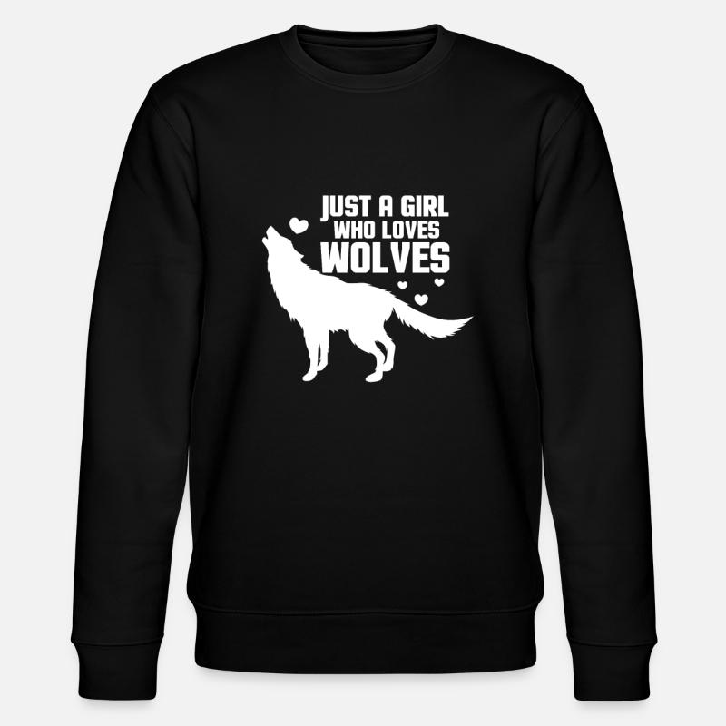 Fille loup - Sweat bio CHANGER Stanley/Stella Unisexe - noir